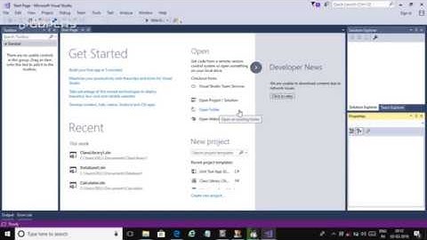 Get started with visual studio 2017
