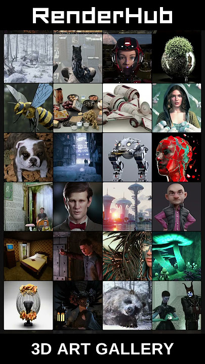 Download lagu RenderHub 3D Art Gallery 🌟 ALL 3D and NO AI