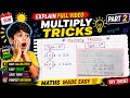 🤯2 Amazing Multiplication tricks| multiply in Seconds without calculator💯dimag ghuma dene wali trick