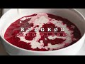 Danish "Rødgrød Med Fløde" - Red Berry Porridge w. Cream - Recipe # 152