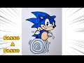 Como desenhar o sonic passo a passo 