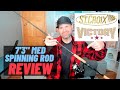 St. Croix Victory 7'3" M Spinning rod REVIEW!! (A+ certified gem)