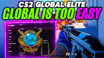 Easy Global Elite CS2 Matches With Baimless (Prime Cheating)