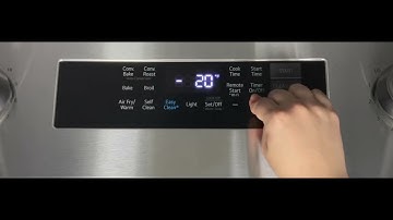 Calibrating Oven temperature of LG Range/Calibration de la température au four (LG Range)