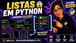 Aula 24 - Listas em Python do ZERO