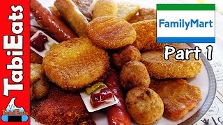 japan convenience store taste test hot foods family mart pt 1