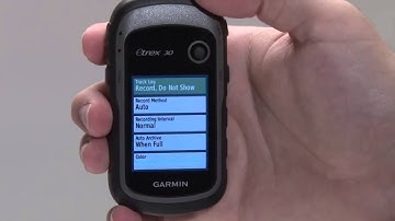 Garmin eTrex Tracks Basics  eTrex 10, eTrex 20, eTrex 30