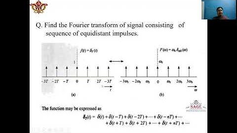 Fourier Transform of Periodic Signals (DC) [EC 502]