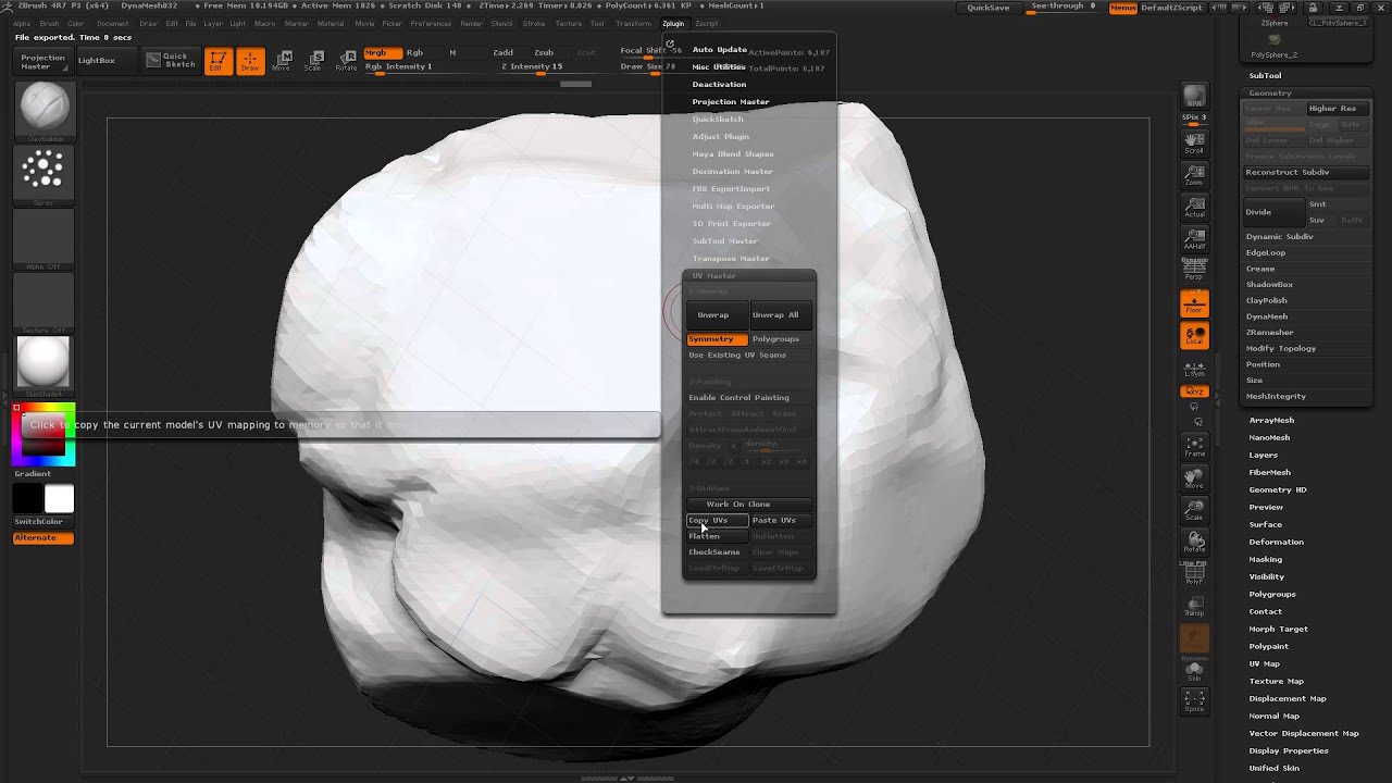 zbrush unreal