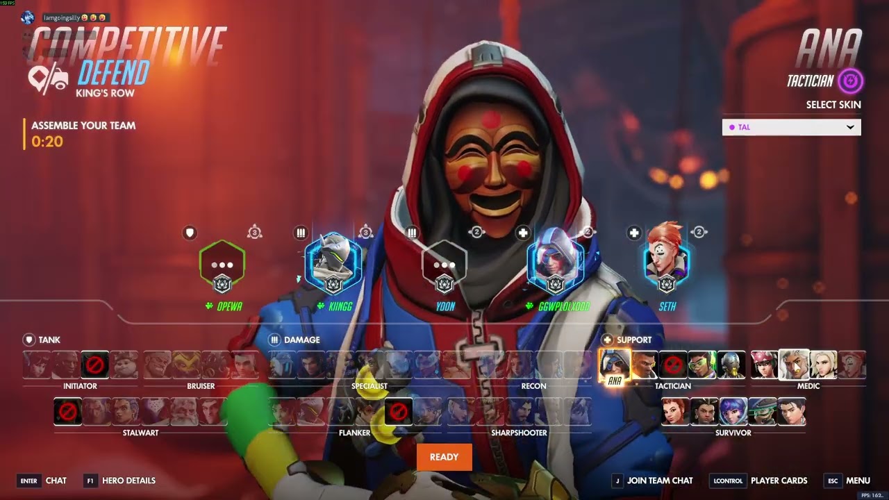 try to win on every hero (not named doomfist and wrecking ball and roadhog) ana