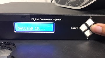VISSONIC Conference System Setting Microphone ID