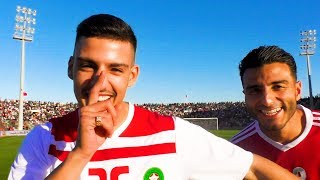 VOETBALLEN IN MAROKKO  RAPPERS & LEGENDES !!! TOUZANI VLOG