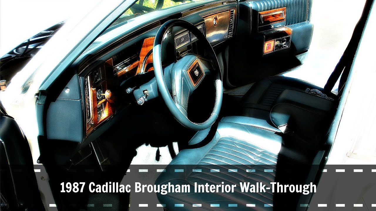 1987 Cadillac Brougham Interior