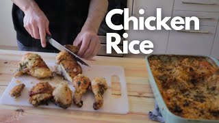 Roast Chicken And Rice Simple and delicious
