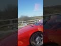 Ferrari  vs Sandero, accidente