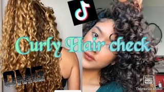 Tik Tok curly hair routine ❤ #tiktok #tiktokvideos #tiktokvideoscompilation #curlyhair