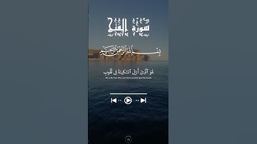 هو الذي أنزل السكينة في قلوب المؤمنون | سورة الفتح | اسلام صبحي. #القرآن_الكريم #حالات_واتس