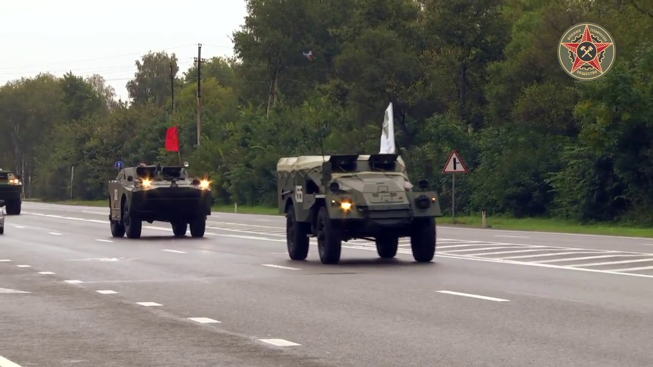 Автомобильная колонна войскового типа