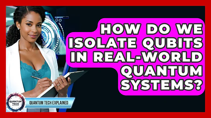 How Do We Isolate Qubits In Real-world Quantum Systems? - Quantum Tech Explained