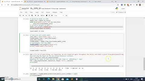 Sentimental Analysis using LSTM