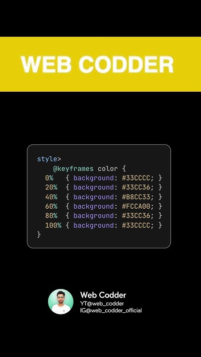 How to Create Automatic Text Color Change Animations Using HTML, CSS ...