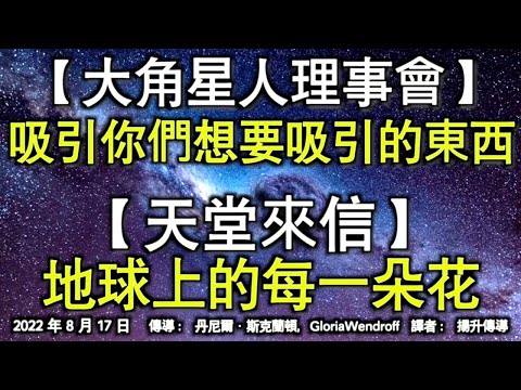 【大角星人理事會】《吸引你們想要吸引的東西》【天堂來信】《地球上的每一朵花》