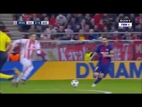 Kostas Fortounis vs Messi  |Olympiakos vs Barcelona|