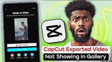 Capcut exported video not showing in gallery, Capcut exported video gallery me nahi dikh rahi