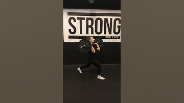 Split stance Strict Press