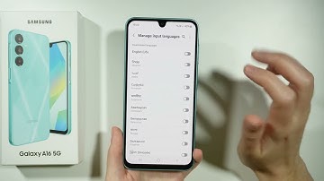 Samsung Galaxy A16 5G: How to Change Keyboard Language
