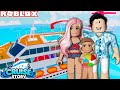 WE WENT ON A FAMILY CRUISE SHIP FOR FREE  | Roblox Cruise Story