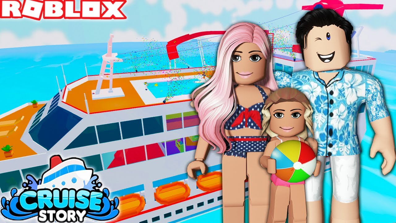 We Went On A Family Cruise Ship For Free Roblox Cruise Story Youtube - amberry roblox profile