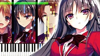 Classroom of the Elite Opening Caste Room Piano Tutorial Classroom of the Elite Opening Caste Room Piano Tutorial