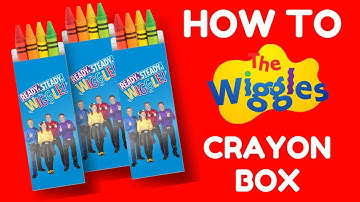 HOW TO MAKE THE WIGGLES CRAYON BOX FREE WIGGLES PARTY FAVOR FAVOUR PRINTABLE TEMPLATE
