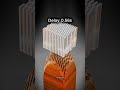 🧊 Perfect Fit 🧊 Ice and Wooden Physics Simulation in Blender 3D — Smooth Flow & Ultra Satisfying!