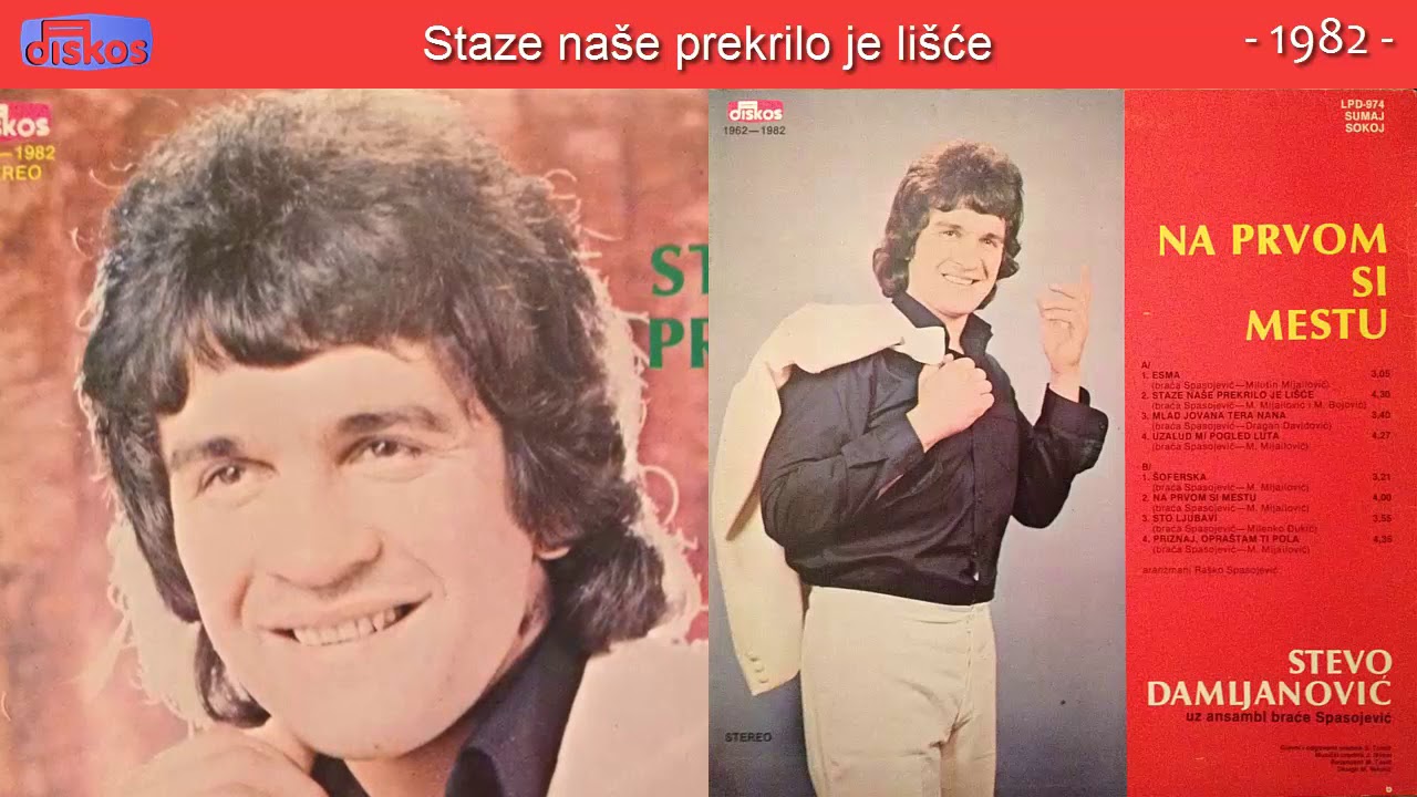 Stevo Damljanovic - Staze nase prekrilo je lisce - (Audio 1982)