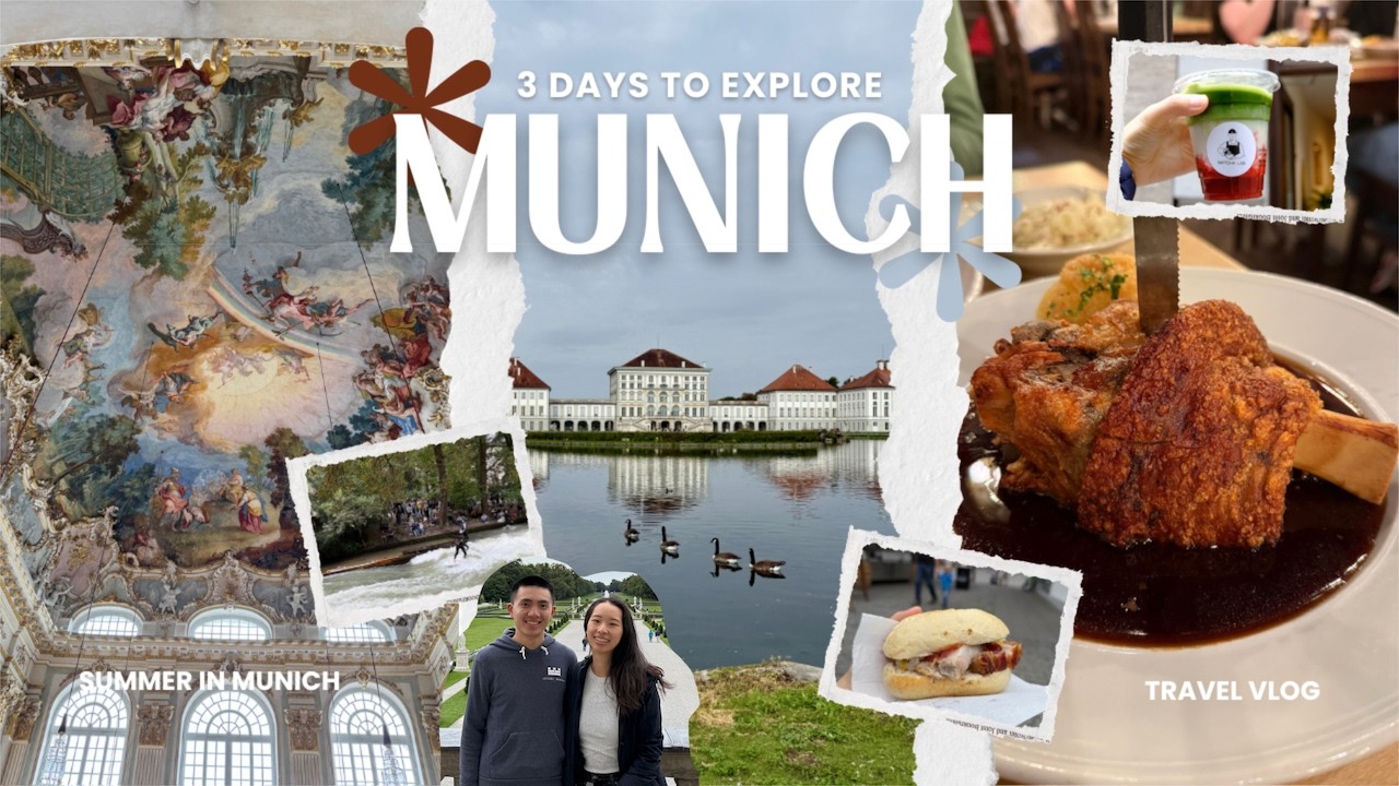 3 DAYS IN MUNICH | chill travel vlog + itinerary for a summer in munich