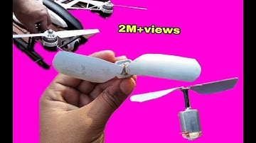 How to make Propeller for drone || in pvc pipe |how to make drone