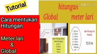 #minimalistfurniture ||HOW TO CALCULATE GLOBAL AND RUNNING METERS