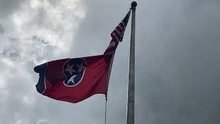 Tennessee state flag waving in the wind Tennessee State Flag