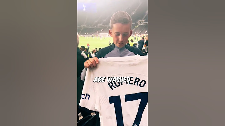 What Happens to Footballer's Shirts After the Match #football