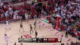 Nick Dorn Hits The Step Back Three Vs. Purdue Indiana Basketball