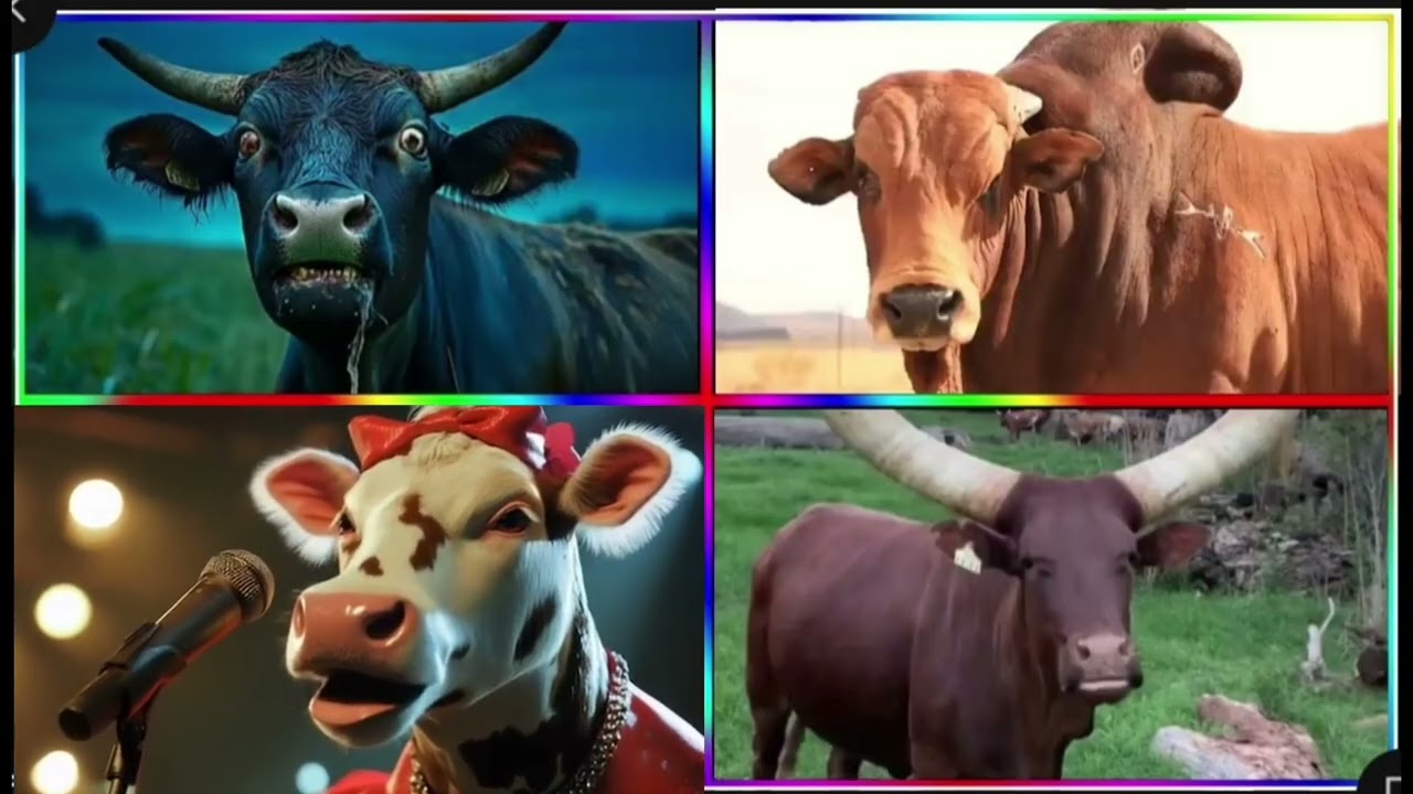 Funny Cows VS Funny Buffalo VS Funny Buls VS Tiles Hop EDM Rush