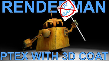 Renderman 21 Ptex with 3DCoat Tutorial