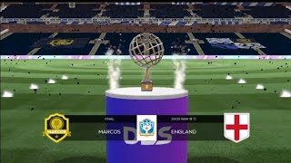 DLS 24 |International cup final match| Full match | England vs Marcos|Ronaldo score goal#dls