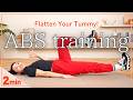 2-Min Abs Workout | Get Flat Abs While Lying Down!