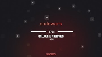 Rust Code Wars Kata Kyu8 calculate average