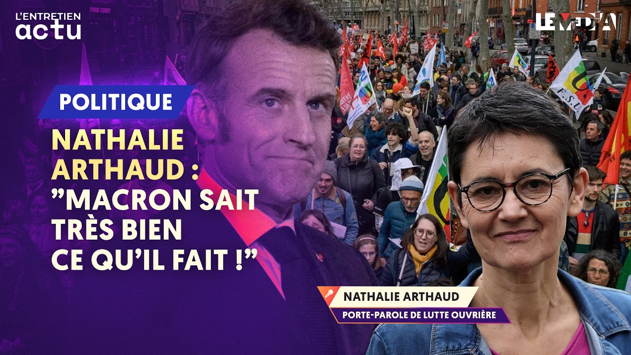 NATHALIE ARTHAUD : ILS NOUS MÈNENT À L’EXPLOSION (GUERRE EN IRAN, ESSENCE, GRÈVE ÉCOLE)