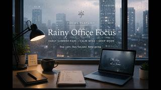 Early Summer Rain Playlist ☔ Calm Music for Peaceful Moments, Soft Weather & screenshot 5