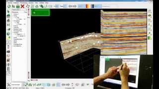 Novel Pen & Touch based Interaction Techniques for Seismic Interpretation